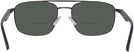 Aviator Gunmetal Lamborghini 317S Bifocal Reading Sunglasses View #4