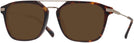 Square Havana/silver Lamborghini 905S Progressive No Line Reading Sunglasses View #1
