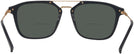 Square Matte Black/gold Lamborghini 905S Bifocal Reading Sunglasses View #4