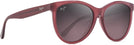 Cat Eye Trans Milky Raspberry/Rose Lens Maui Jim Glory Glory 833 View #1