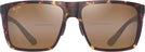 Rectangle Tortoise/hcl Bronze Maui Jim Honokalani 455 Bifocal Reading Sunglasses View #2