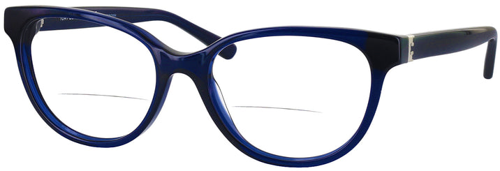  Navy Trans. Tory Burch 2071 Bifocal View #1