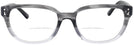 Rectangle Grey Tri Gradient Tory Burch 2104U Bifocal View #2