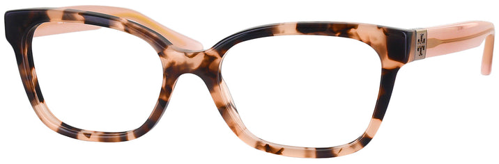 Square Blush Tortoise Tory Burch 2084 Progressive No-Lines View #1