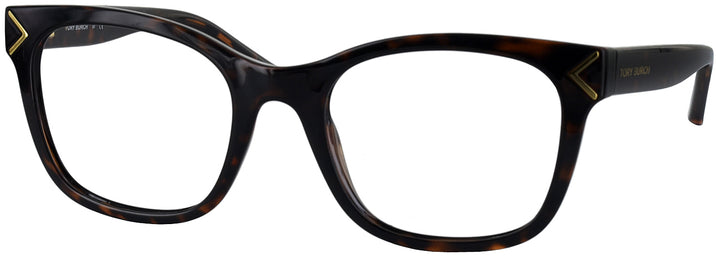 Square Dark Tortoise Tory Burch 4003 Progressive No-Lines View #1