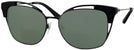 Square Matte Black Tory Burch 6049 Progressive No Line Reading Sunglasses View #1