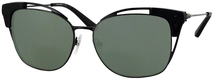 Square Matte Black Tory Burch 6049 Progressive No Line Reading Sunglasses View #1