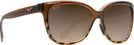 Cat Eye Translucent Chocolate w/ Tortoise/HCL Lens Maui Jim Starfish 744 View #1