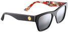 Square Black/dual Mirror Silver To Black Maui Jim Treble 832 View #1