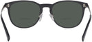 Round Matte Black Tumi 010 Bifocal Reading Sunglasses View #4