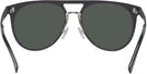 Aviator Matte Black Tumi 011 Progressive No Line Reading Sunglasses View #4