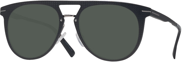 Aviator Matte Black Tumi 011 Progressive No Line Reading Sunglasses View #1