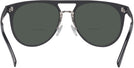 Aviator Matte Black Tumi 011 Bifocal Reading Sunglasses View #4