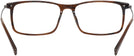 Rectangle Brown Tumi 019 Single Vision Full Frame View #4