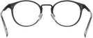 Round Matte Dark Grey Tumi 025 Single Vision Full Frame View #4