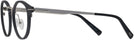 Round Matte Black Tumi 025 Single Vision Full Frame View #3