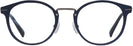 Round Matte Navy Tumi 025 Single Vision Full Frame View #2