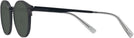 Round Matte Dark Grey Tumi 025 Progressive No Line Reading Sunglasses View #3