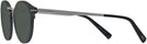 Round Matte Black Tumi 025 Progressive No Line Reading Sunglasses View #3