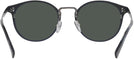 Round Matte Black Tumi 025 Progressive No Line Reading Sunglasses View #4