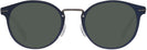 Round Matte Navy Tumi 025 Progressive No Line Reading Sunglasses View #2