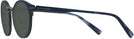Round Matte Navy Tumi 025 Progressive No Line Reading Sunglasses View #3