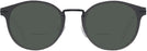 Round Matte Dark Grey Tumi 025 Bifocal Reading Sunglasses View #2