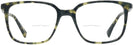 Rectangle Green Havana Tumi 519 Bifocal View #2