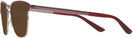 Square Rose Gold/Bordeaux Tory Burch 1066 Bifocal Reading Sunglasses View #3