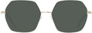 Oversized,Square Shiny Light Gold/black Tory Burch 1072 Progressive No Line Reading Sunglasses View #2
