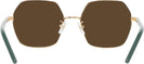 Oversized,Square Gold/olive Tory Burch 1072 Progressive No Line Reading Sunglasses View #4