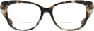 Square Pearl Brown Tortoise Tory Burch 2079 Bifocal View #2