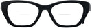 Cat Eye Black Tory Burch 2115U Bifocal View #2