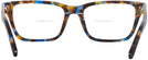 Rectangle BLUE AMBER SPOTTY TORTOISE Tory Burch 2118U Bifocal View #4