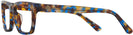 Rectangle BLUE AMBER SPOTTY TORTOISE Tory Burch 2118U Single Vision Full Frame View #3