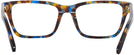 Rectangle BLUE AMBER SPOTTY TORTOISE Tory Burch 2118U Single Vision Full Frame View #4