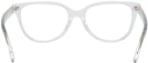 Square Clear Transparent Tory Burch 2121U Single Vision Full Frame View #4