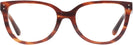 Square Amber Horn Tory Burch 2121U Single Vision Full Frame View #2