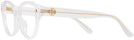 Cat Eye Clear Transparent Tory Burch 2122U Progressive No-Lines View #3