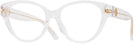 Cat Eye Clear Transparent Tory Burch 2122U Progressive No-Lines View #1