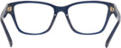 Rectangle Transparent Navy Tory Burch 2131U Single Vision Full Frame View #4