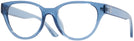 Round,Cat Eye Transparent Blue Tory Burch 4011U Computer Style Progressive View #1