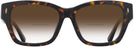 Rectangle Dark Tortoise Tory Burch 7167U w/ Gradient Bifocal Reading Sunglasses View #2