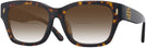 Rectangle Dark Tortoise Tory Burch 7167U w/ Gradient Bifocal Reading Sunglasses View #1