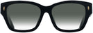 Rectangle Black Tory Burch 7167U w/ Gradient Progressive No Line Reading Sunglasses View #2