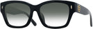 Rectangle Black Tory Burch 7167U w/ Gradient Progressive No Line Reading Sunglasses View #1