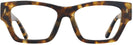 Rectangle Vintage Tortoise Tory Burch 7169U Single Vision Full Frame View #2
