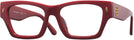 Rectangle Tory Red Tory Burch 7169U Single Vision Full Frame View #1