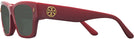 Rectangle,Cat Eye Tory Red W/ Solid Dark Green Tory Burch 7169U Progressive No Line Reading Sunglasses View #3