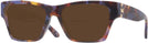 Square Blue Pearl Tortoise/blue Gradient Tory Burch 7186U Bifocal Reading Sunglasses View #1